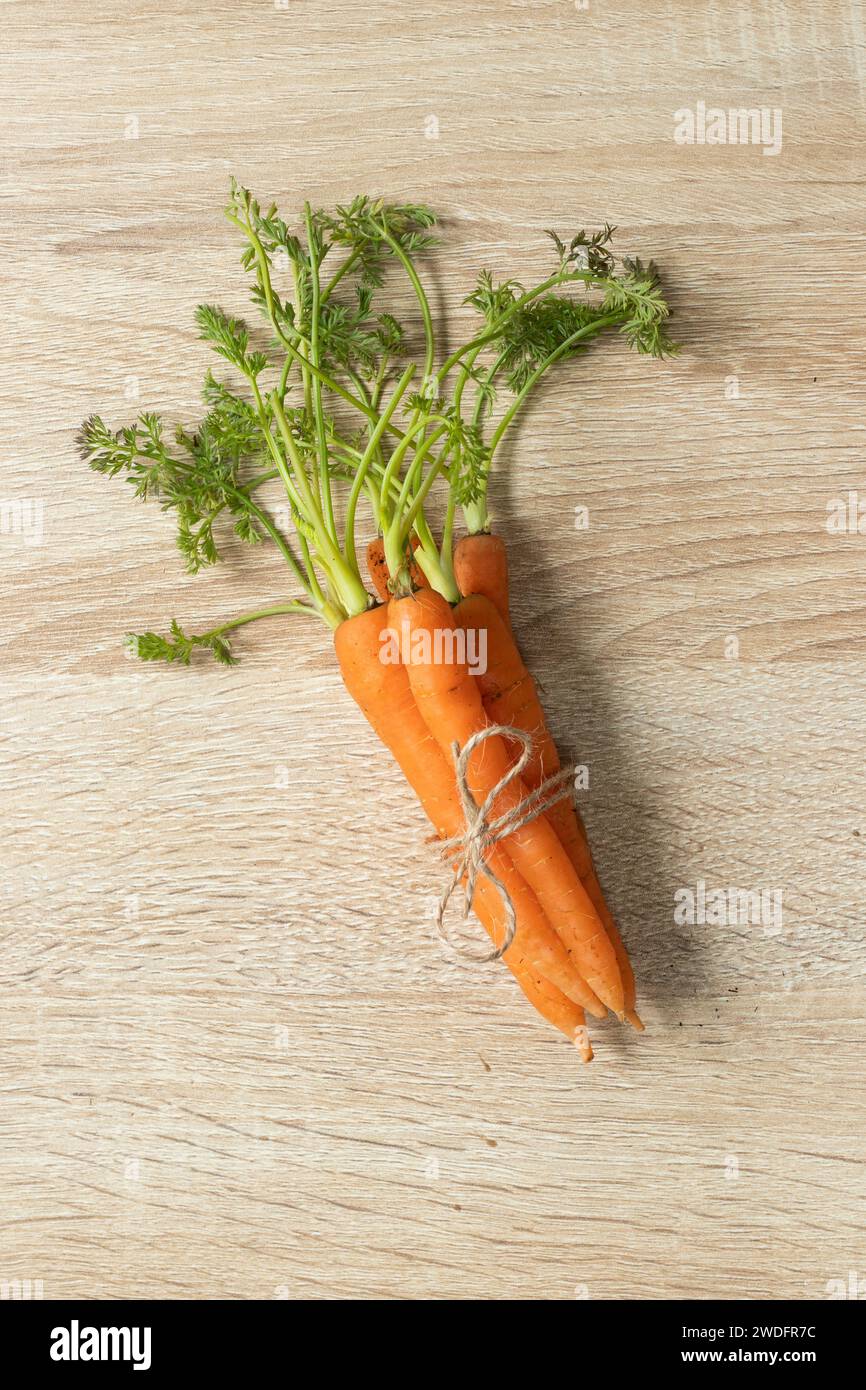 Fotografia creativa della composizione delle carote Foto Stock