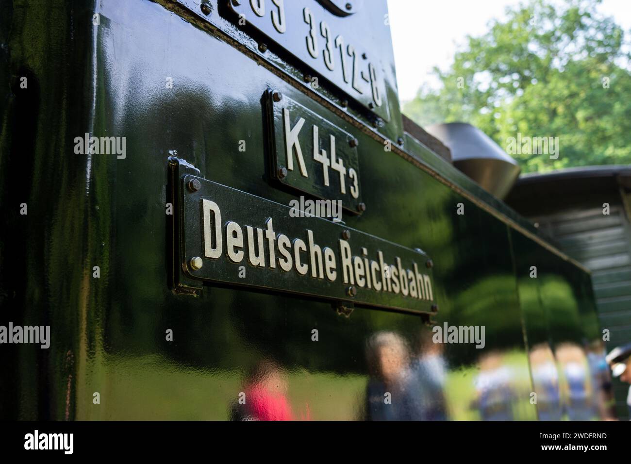 Deutsche Reichsbahn Dampflokomitive German Railways Steamtrain Foto Stock