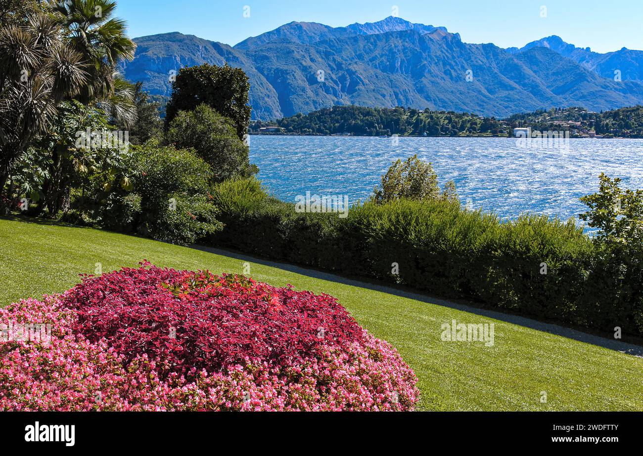 Italia, Lago di Como, Tremezzo, Villa Carlotta Garden Foto Stock