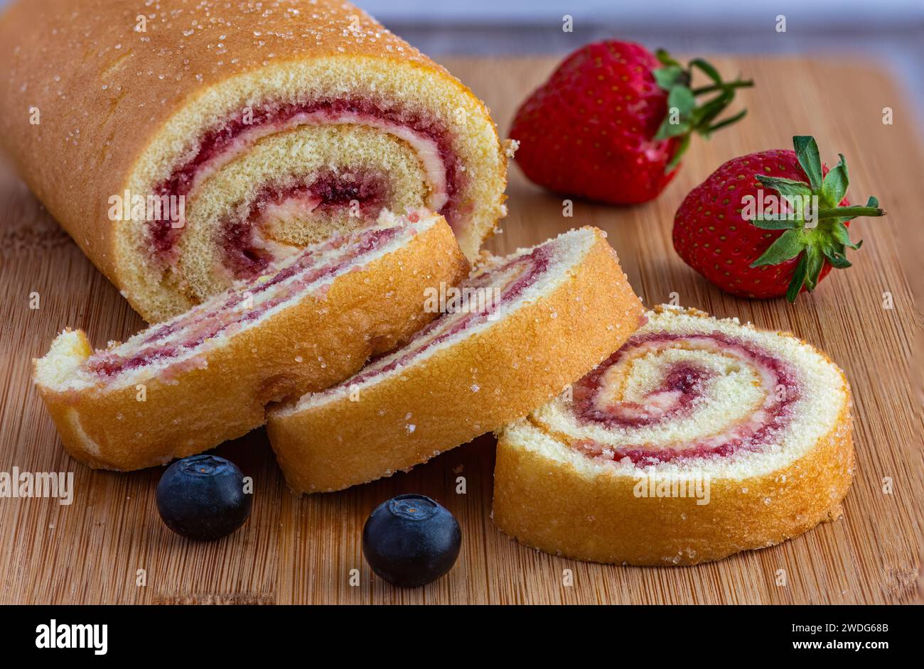 Swiss roll Foto Stock