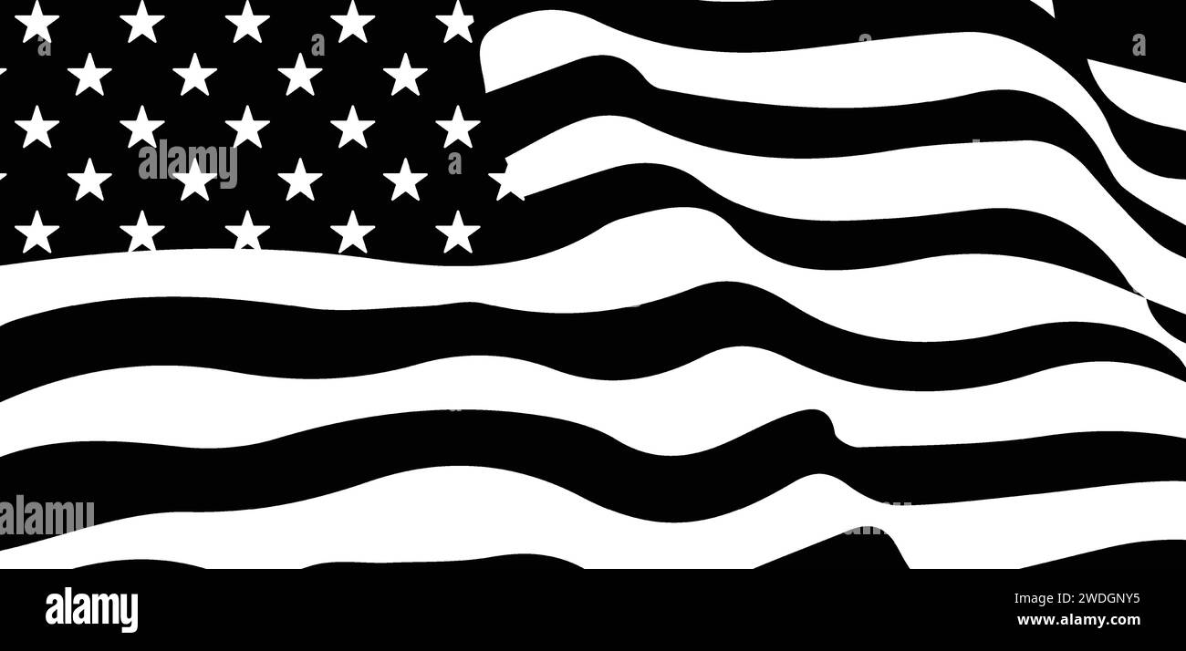 Happy Independence Day 4 luglio USA Text Design Illustrazione Vettoriale