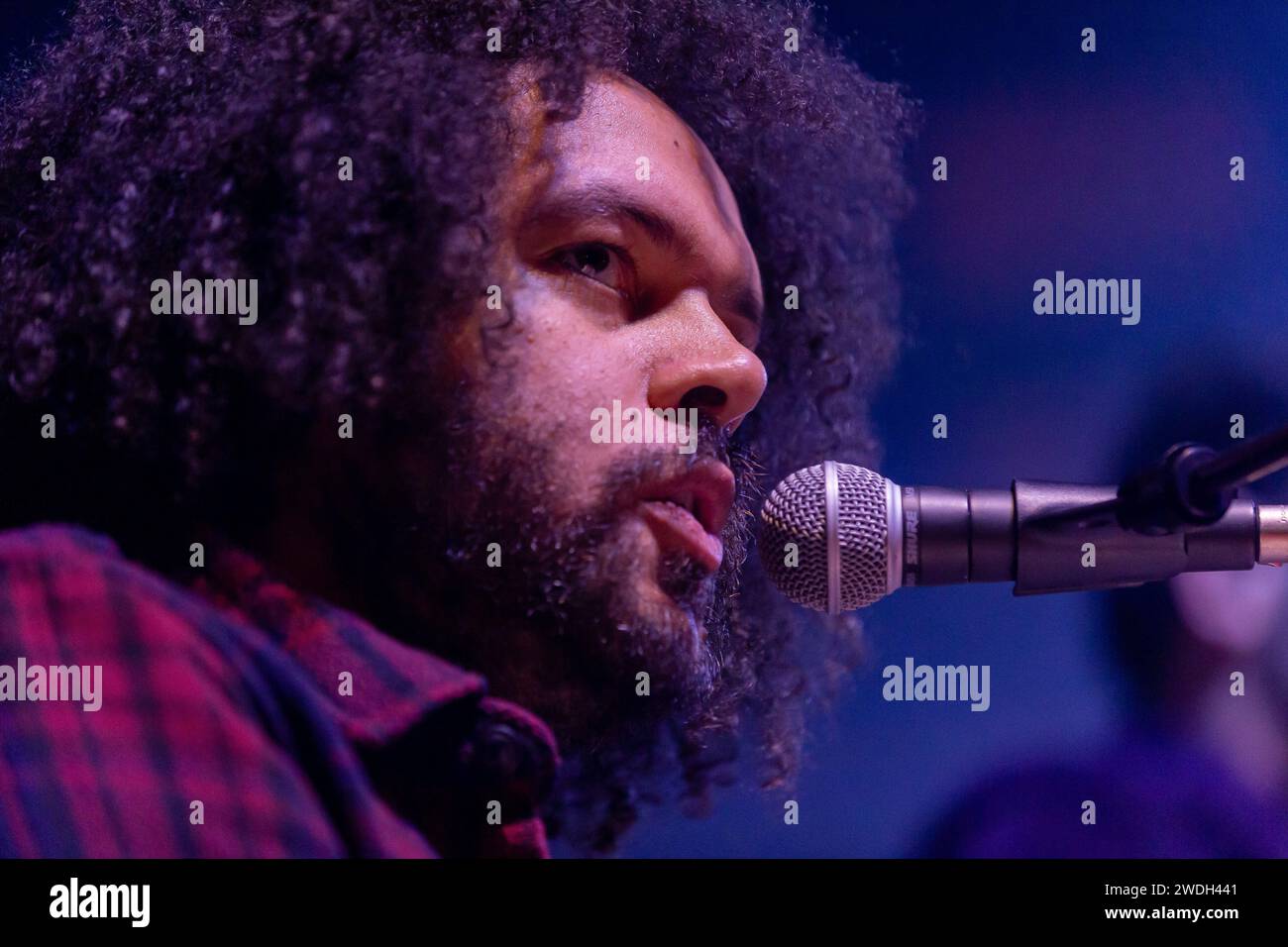 Glasgow, Scozia. 20 gennaio 2024. Bownbear ha suonato durante la 12th Roaming Roots Review al Celtic Connections Festival 2024. Crediti: Tim Gray/Alamy Live News Foto Stock