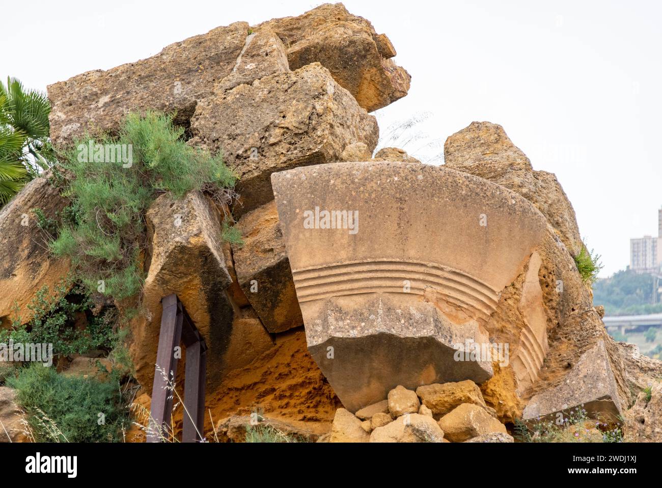 Valle dei Templi - Agrigento - Italia Foto Stock