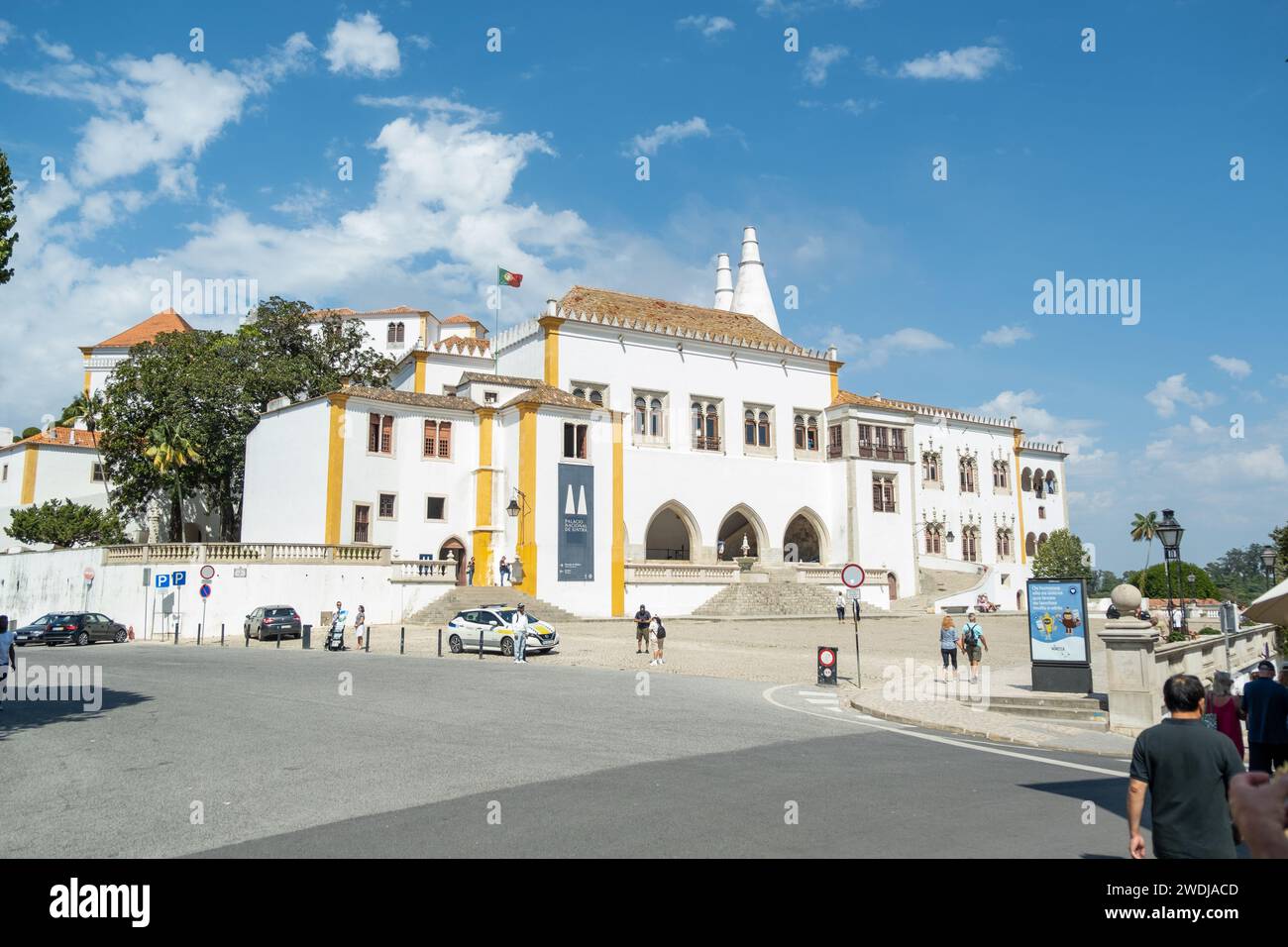 Sintra, Portogallo - 14 settembre 2023. Palazzo Nazionale di Sintra Foto Stock