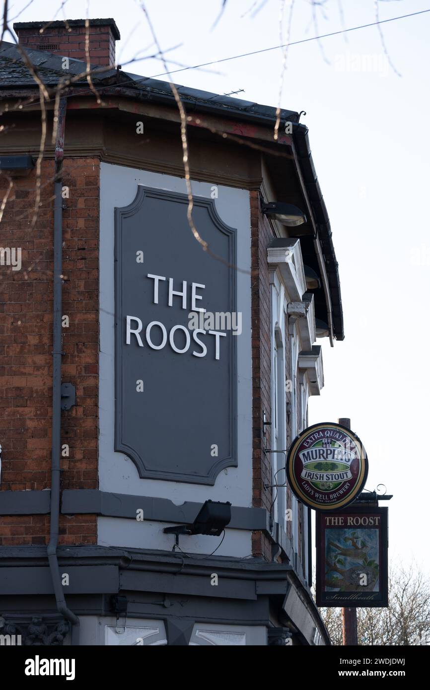 The Roost pub, Bordesley Green, Birmingham, West Midlands, Inghilterra, REGNO UNITO Foto Stock