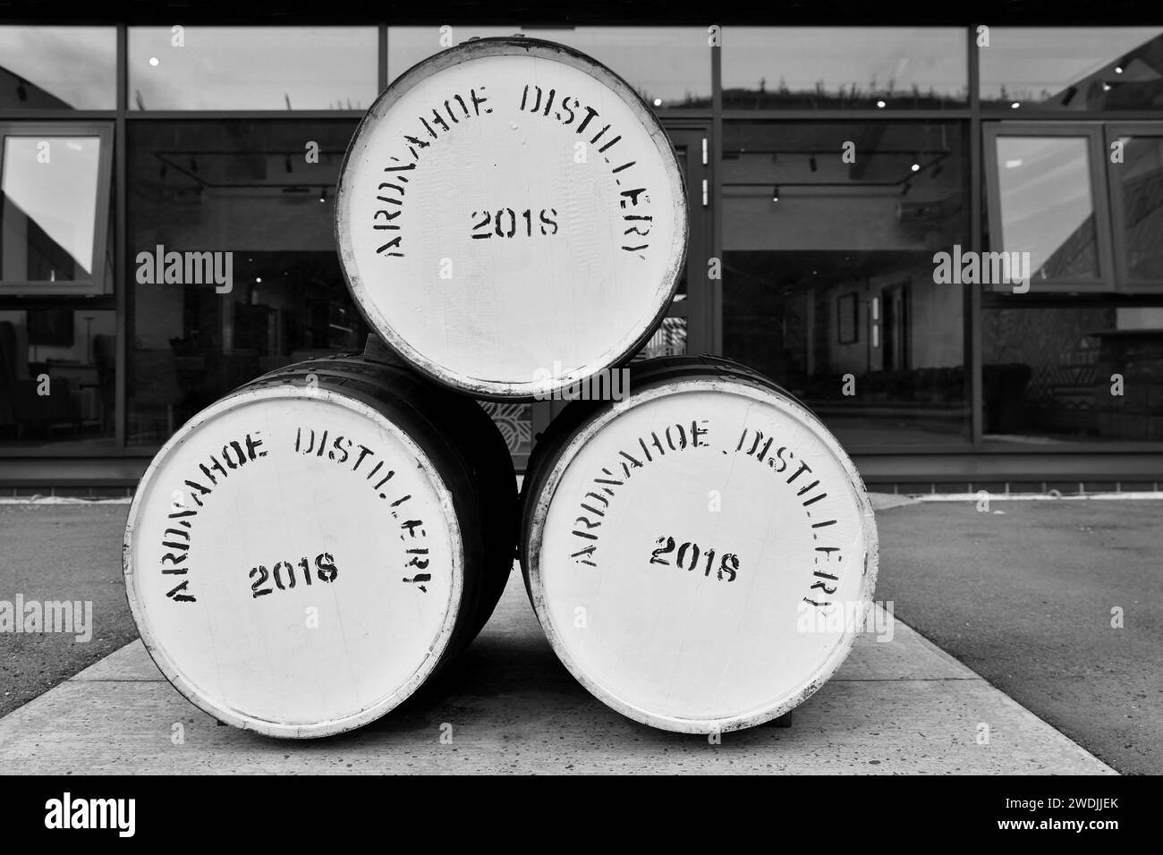 Ardnahoe Whisky Distillery nell'isola di Islay, Scozia Foto Stock