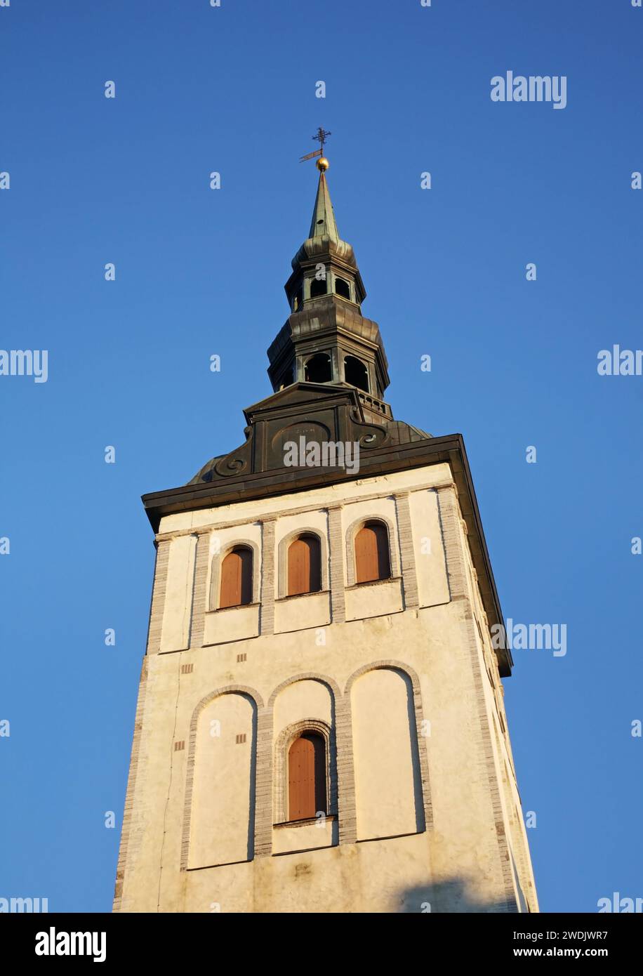 Chiesa di San Nicola (Niguliste Kirik) a Tallinn. Estonia Foto Stock