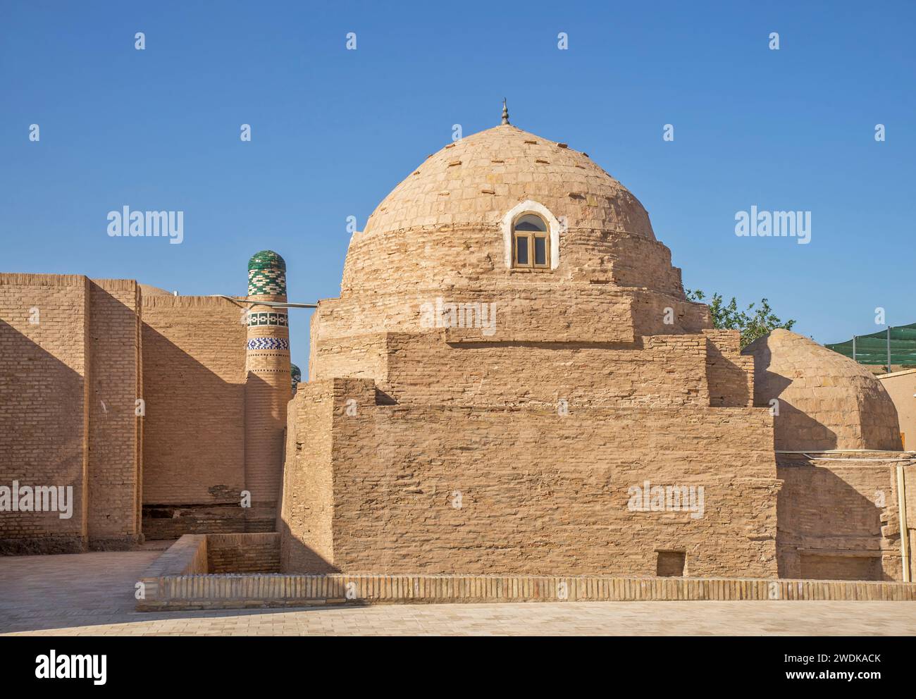 Mausoleo di Sayid Allauddin a Khiva. Uzbekistan Foto Stock