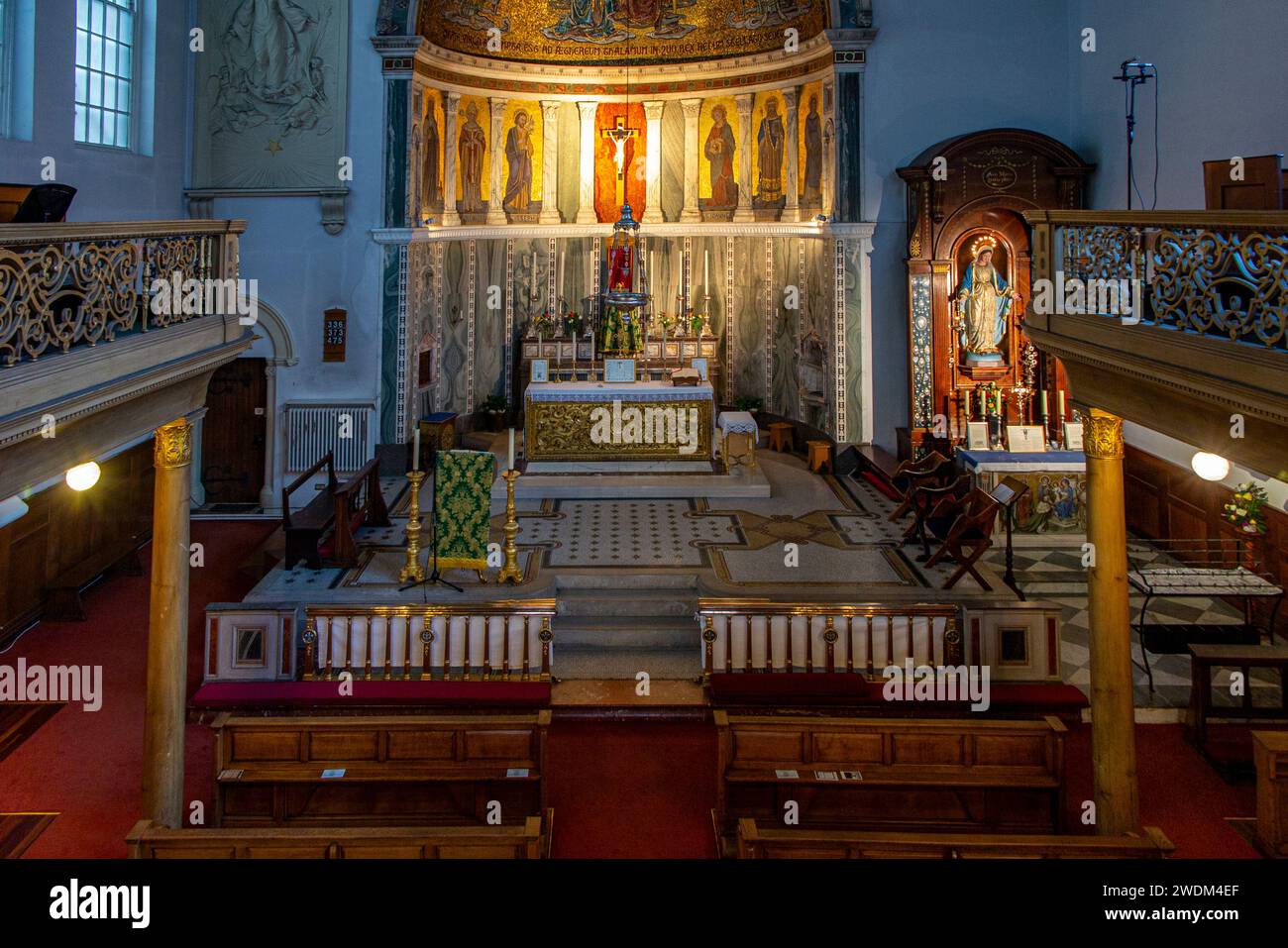 L'ordinariato della chiesa di nostra Signora di Walsingham a Soho, Londra Foto Stock