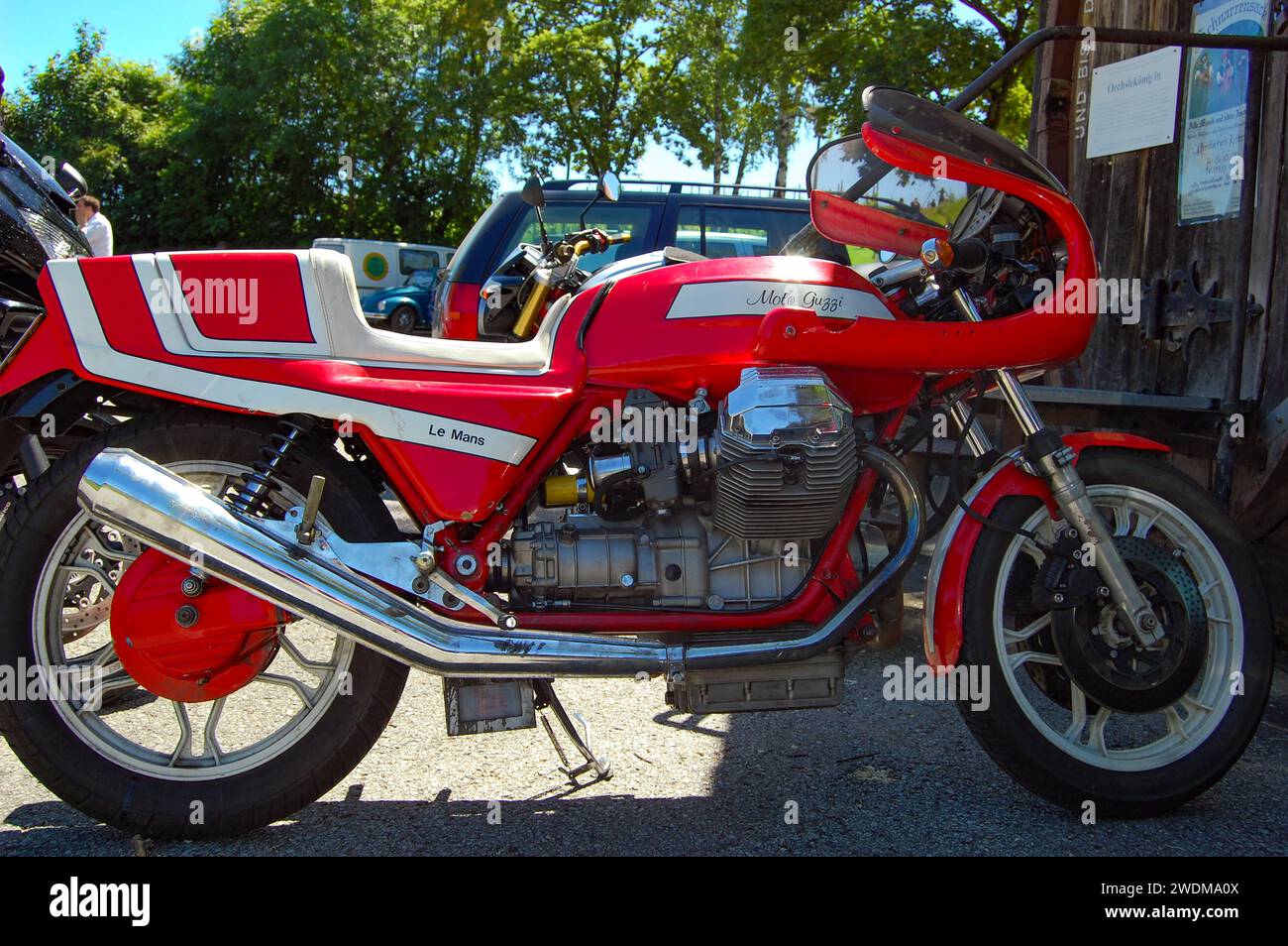 La Moto Guzzi le Mans è una moto sportiva prodotta nel 1976 dall'azienda italiana Moto Guzzi Foto Stock