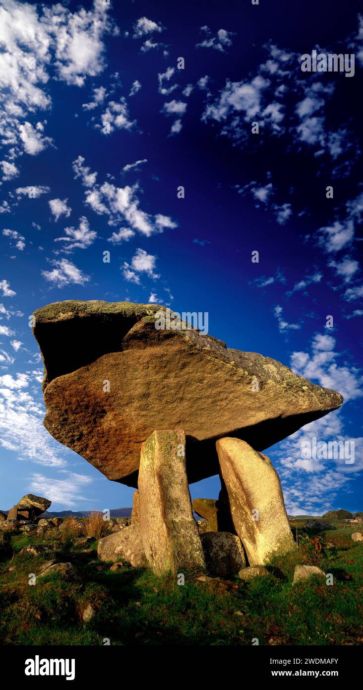 Kilclooney More Dolmen, Ardara County Donegal, Irlanda Foto Stock