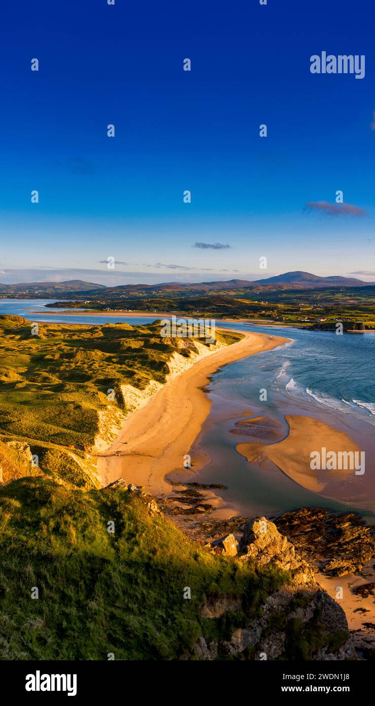 Cinque Dita Strand, Inishowen, County Donegal, Irlanda Foto Stock