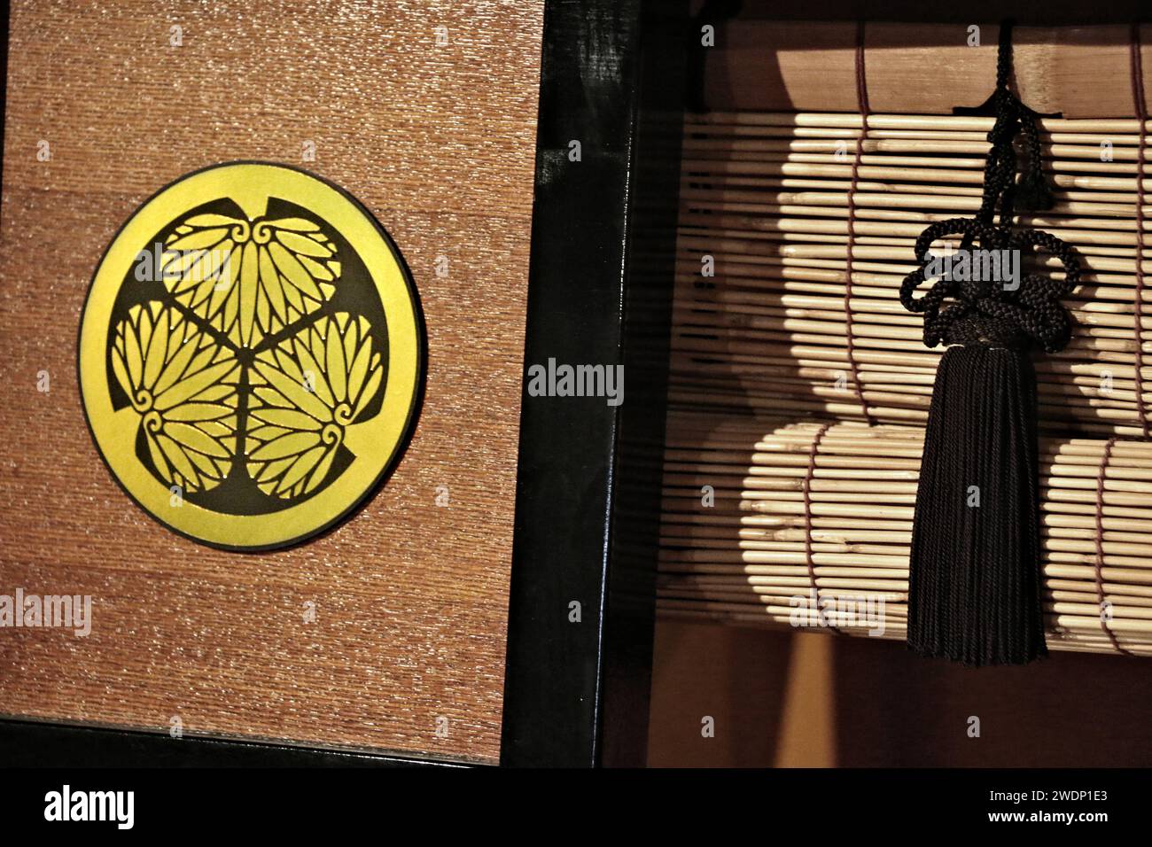 Tokugawa Family Crest Foto Stock