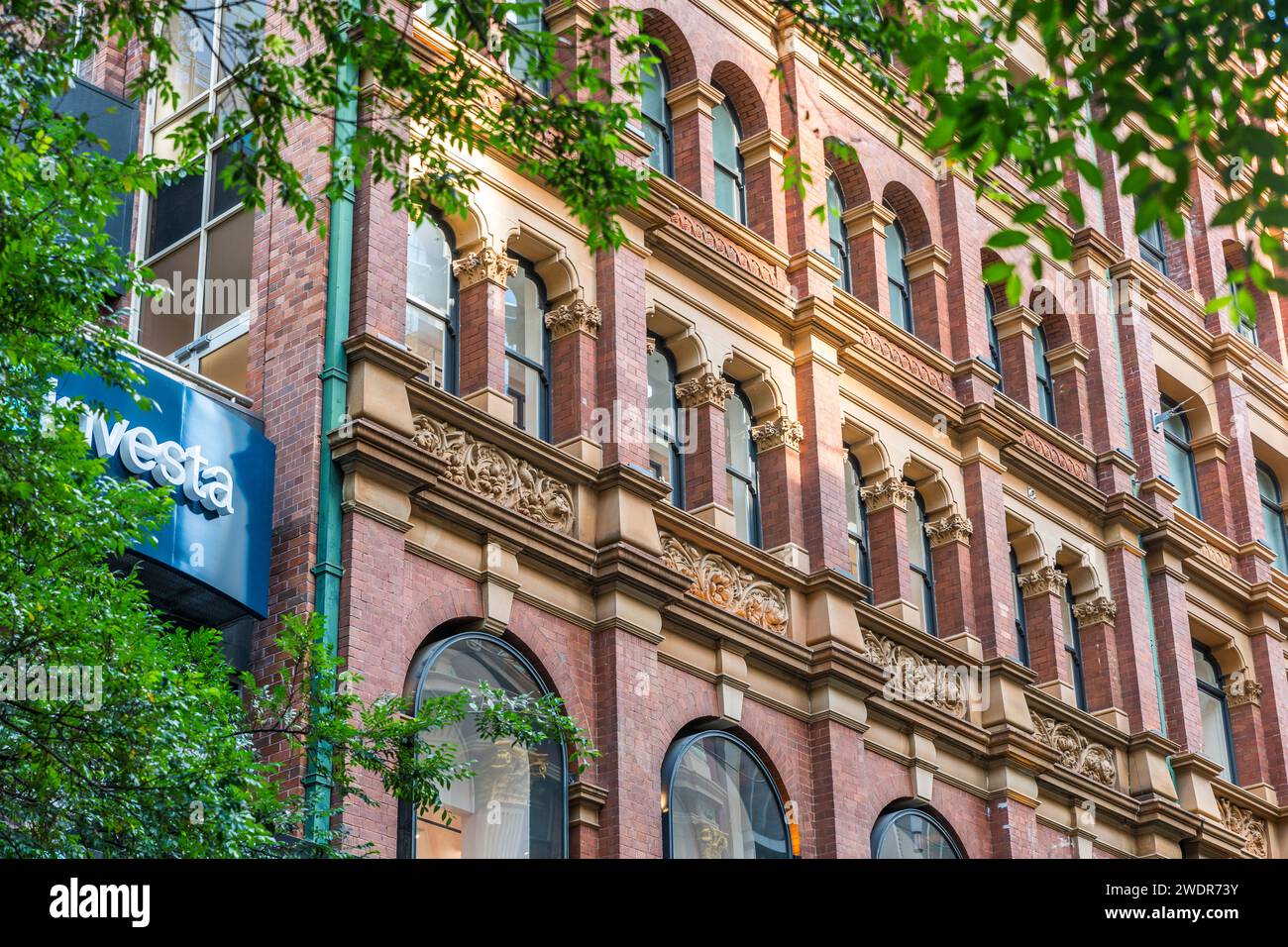 Esplorando il cuore dinamico di Sydney: Il centro della città Foto Stock
