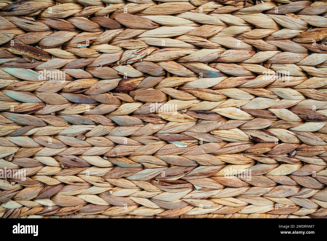 Trama di sfondo cestello in vimini Foto Stock