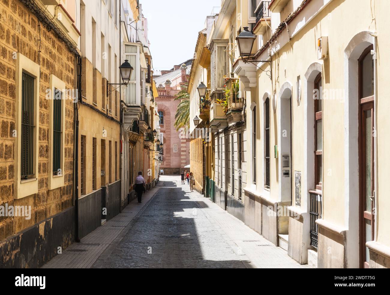 Le strade di Cadice, Andalusia, Spagna, Europa Foto Stock