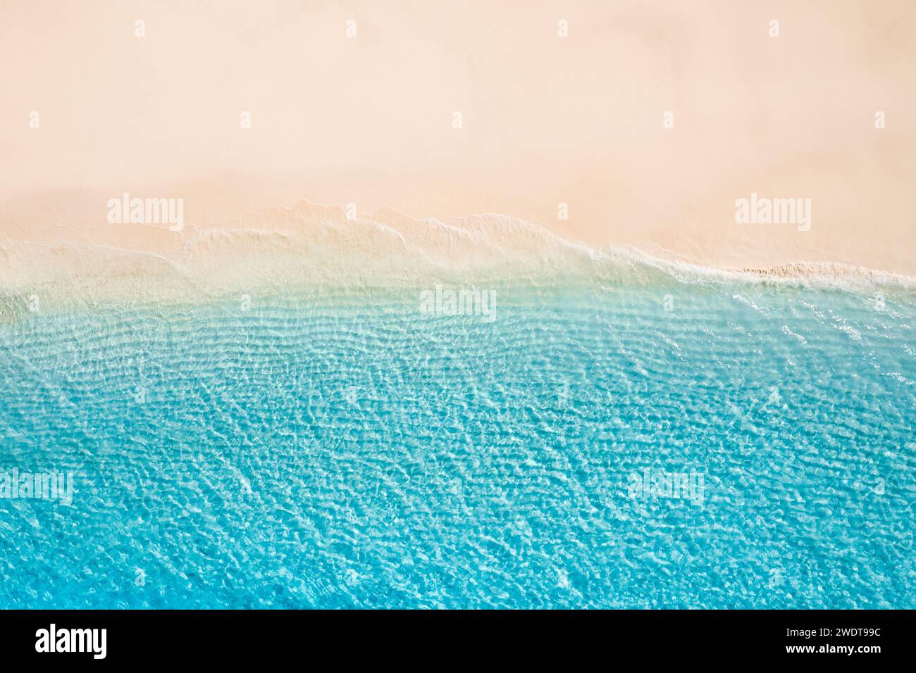 Splendida vista sulla spiaggia Foto Stock