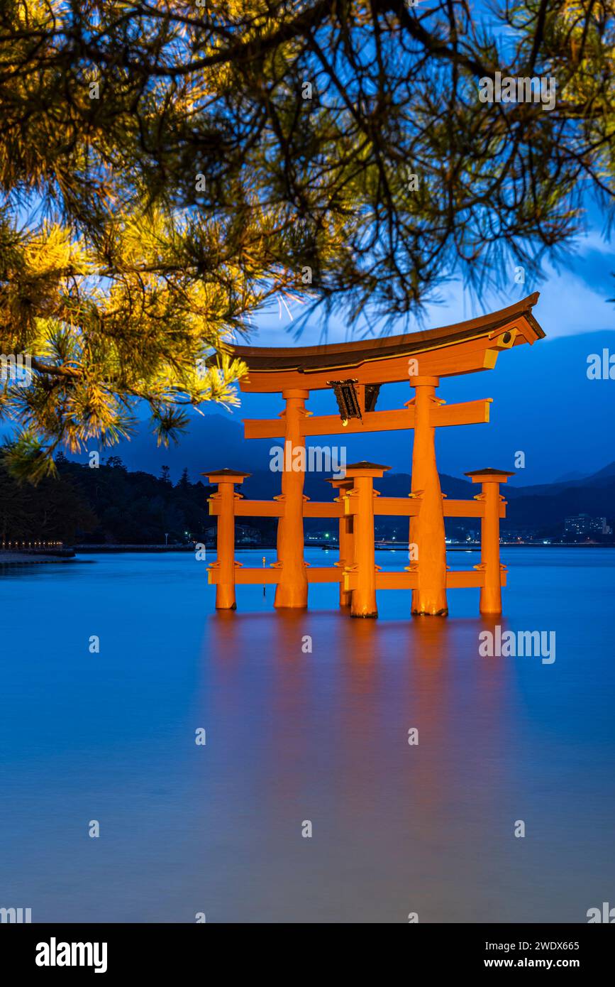 L'isola di Miyajima, Giappone Foto Stock