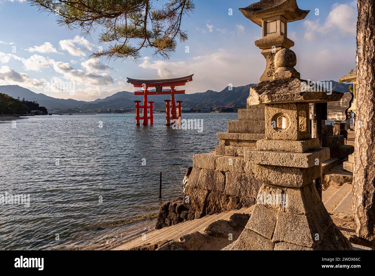 L'isola di Miyajima, Giappone Foto Stock