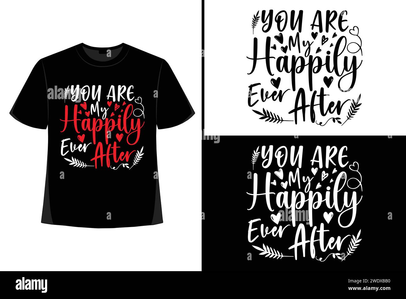 San Valentino, San Valentino, T-shirt Design San Valentino, T-shirt Design modello grafico, T-shirt tipografica, Happy Valentine's, romantico, 14 febbraio Illustrazione Vettoriale