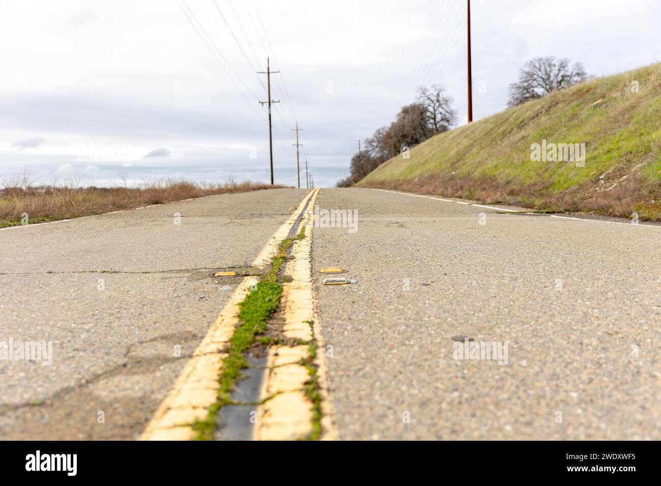 Base Lake Road, El Dorado Hills, CA Foto Stock