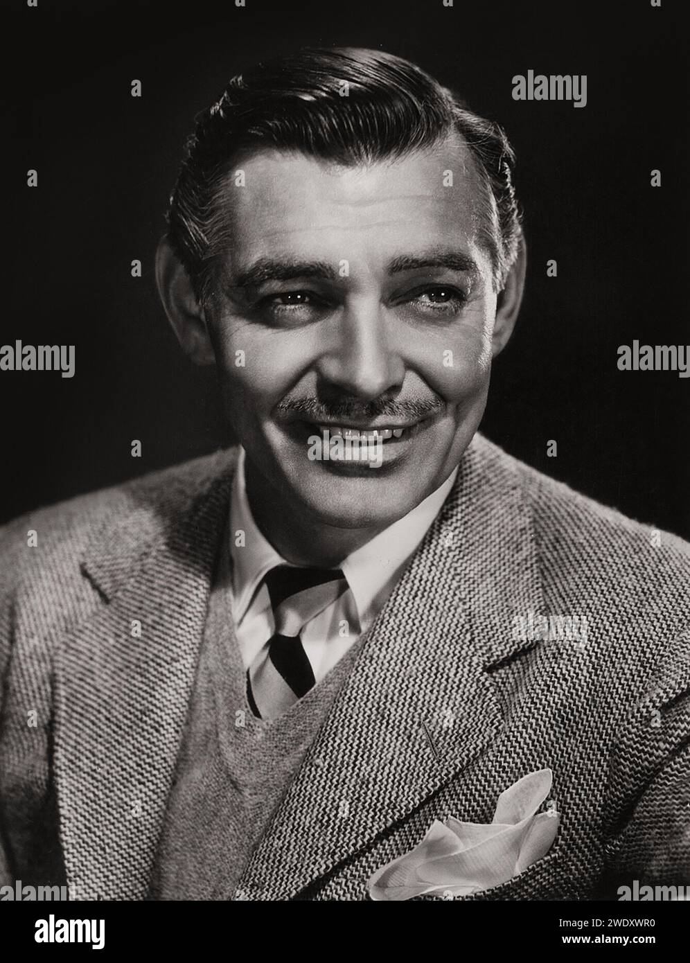 Clark Gable, foto pubblicitaria 1940s Foto Stock