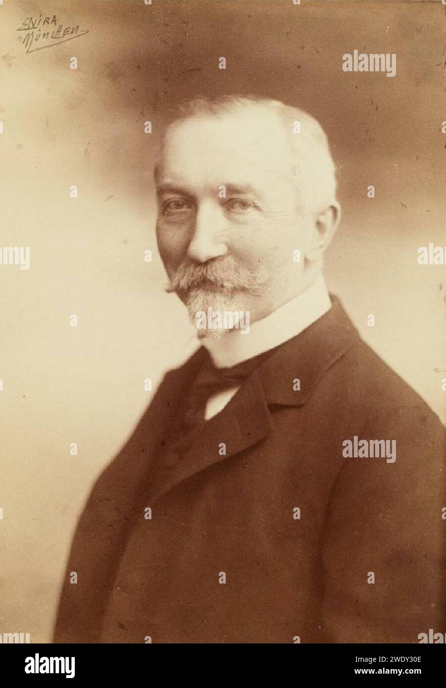 Adolf Wilhelm Karl Freiherr von Wilmowsky (ritagliato). Foto Stock