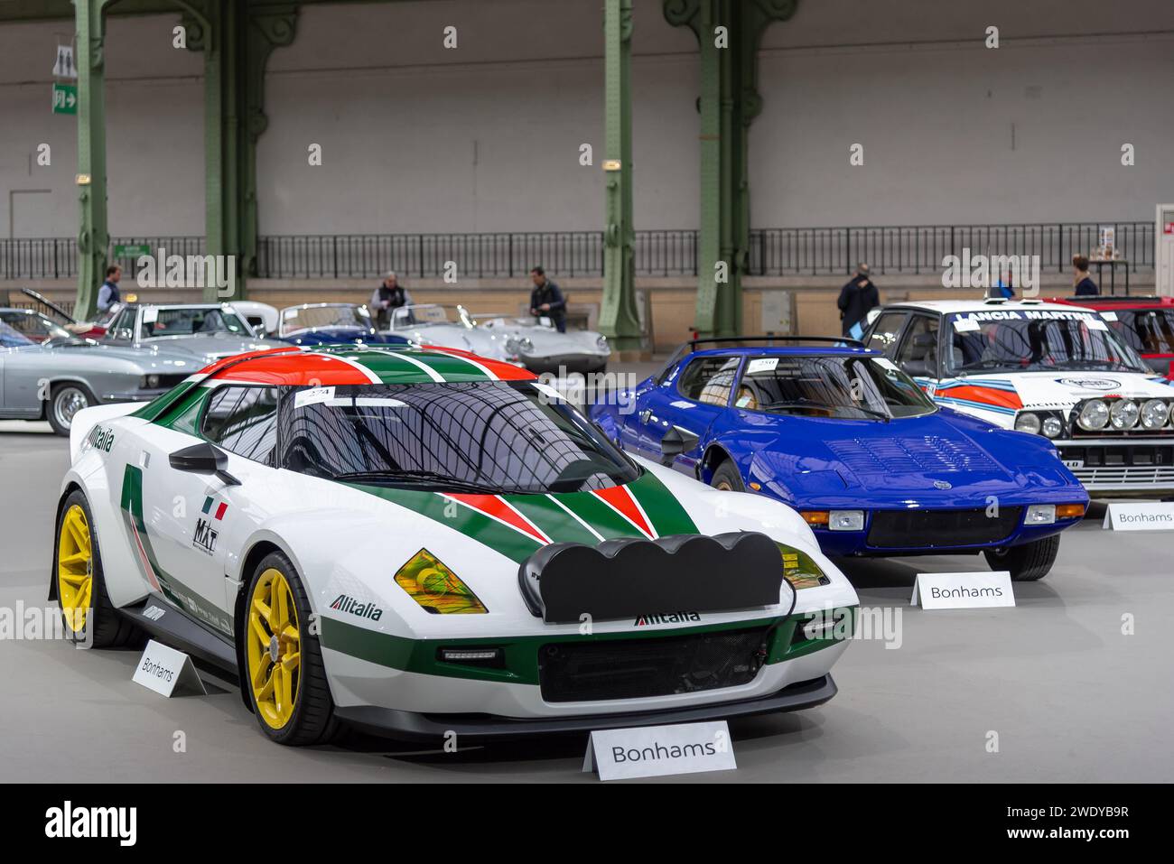 Bonhams 2020 vendita al Grand Palais di Parigi. Scegli il bianco con il TAPPETINO Alitalia Livery 2019 New Stratos Coupé. Numero di telaio ZFFKZ64B000166472. Foto Stock