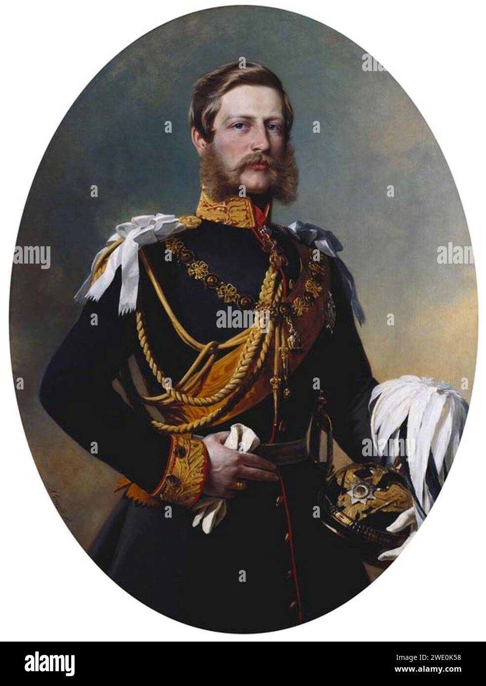 Alberto Graefle (1807-89) - Federico Guglielmo, Principe ereditario di Prussia (1831-88) Foto Stock