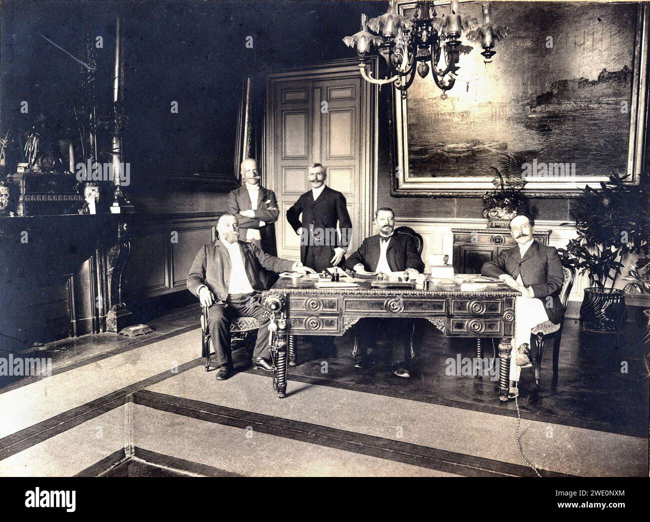 Ufficio Albin Curet mairie Marsiglia. Foto Stock