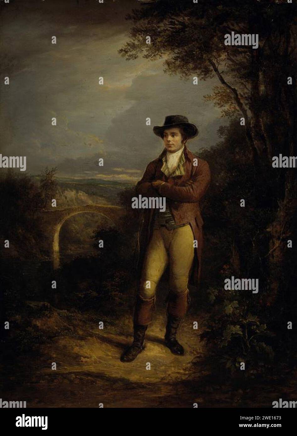 Alexander Nasmito - Robert Burns, 1759 - 1796. Poeta Foto Stock