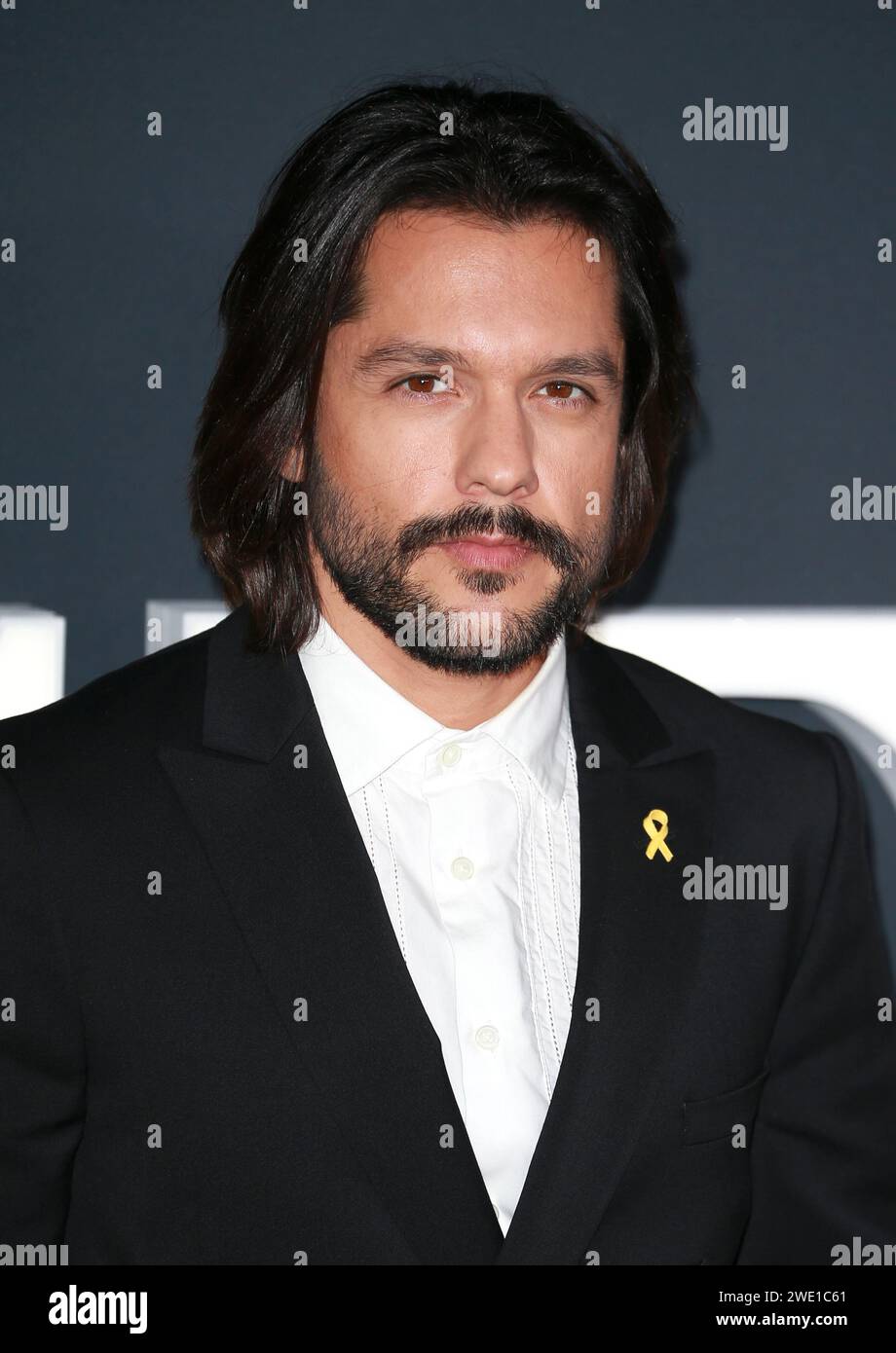 Londra, Regno Unito. 22 gennaio 2024. Shahar Isaac partecipa alla premiere globale della quarta stagione di "The Chosen" all'Empire Cinema di Leicester Square, Londra. Credito: SOPA Images Limited/Alamy Live News Foto Stock