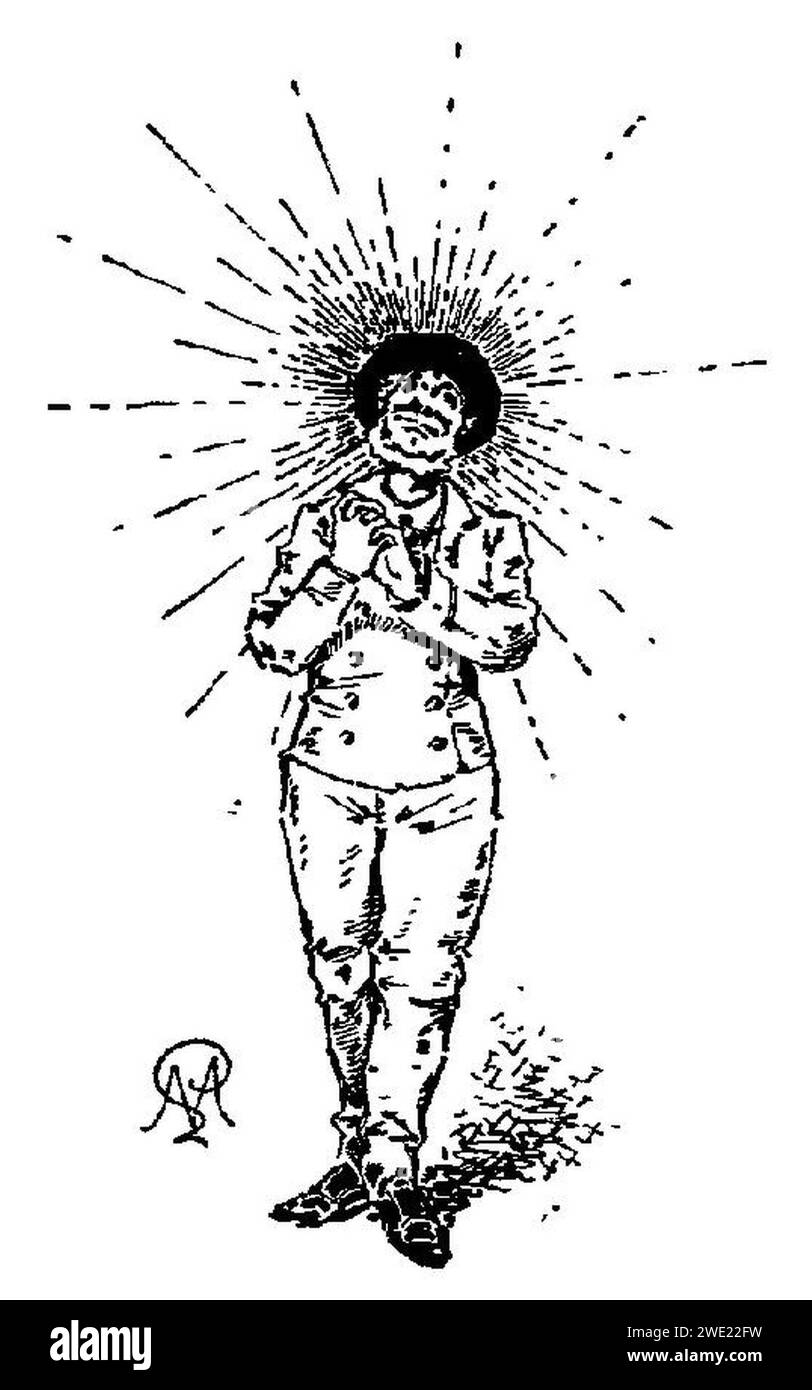 Alphonse Daudet - la Belle Nivernaise - Chapitre II - immagine 13. Foto Stock