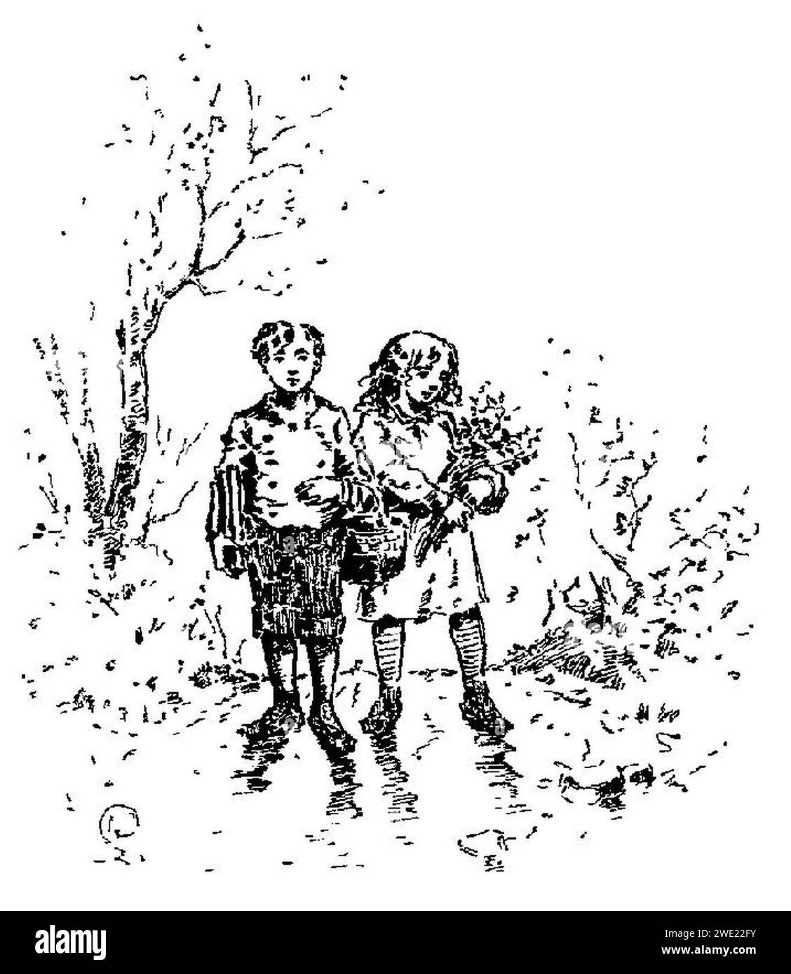 Alphonse Daudet - la Belle Nivernaise - Chapitre III - immagine 11. Foto Stock