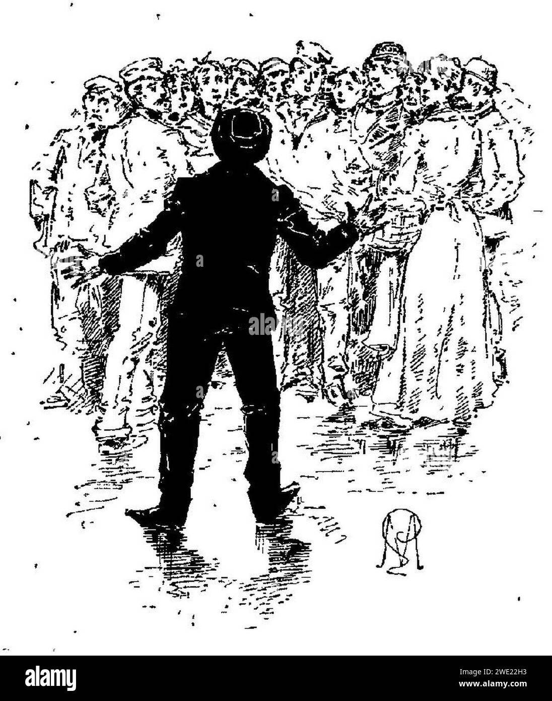 Alphonse Daudet - la Belle Nivernaise - Chapitre i - immagine 10. Foto Stock