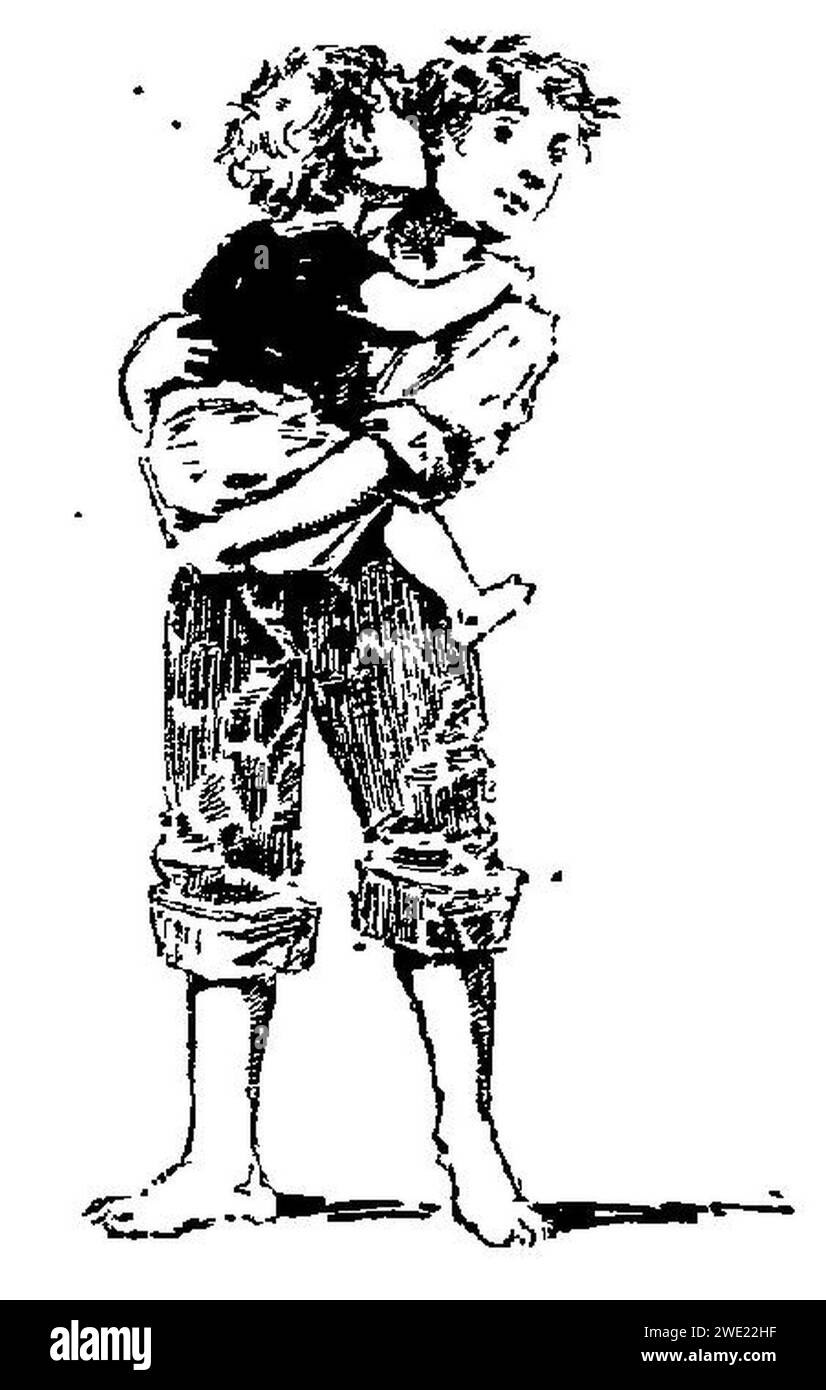 Alphonse Daudet - la Belle Nivernaise - Chapitre III - immagine 10. Foto Stock