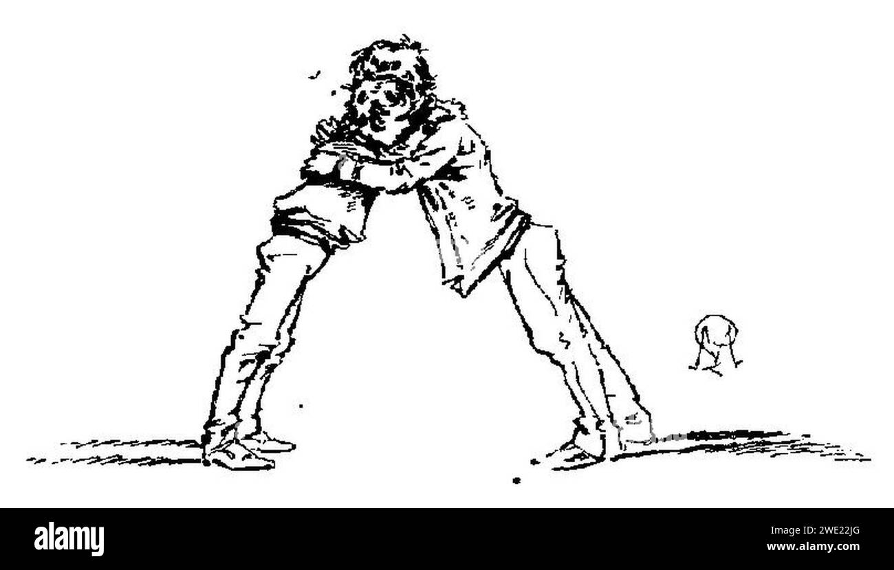 Alphonse Daudet - la Belle Nivernaise - Chapitre IV - immagine 12. Foto Stock