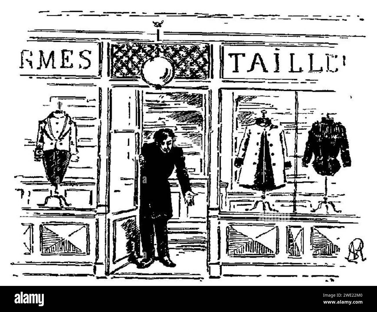 Alphonse Daudet - la Belle Nivernaise - Chapitre V - immagine 11. Foto Stock