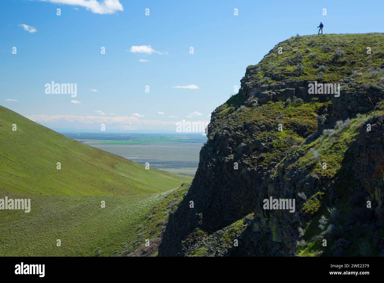 Monte Sella si affacciano, Hanford raggiungono monumento nazionale, Washington Foto Stock