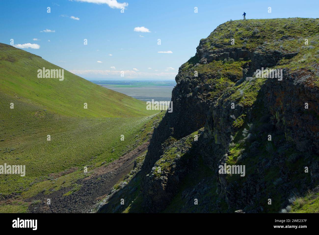 Monte Sella si affacciano, Hanford raggiungono monumento nazionale, Washington Foto Stock