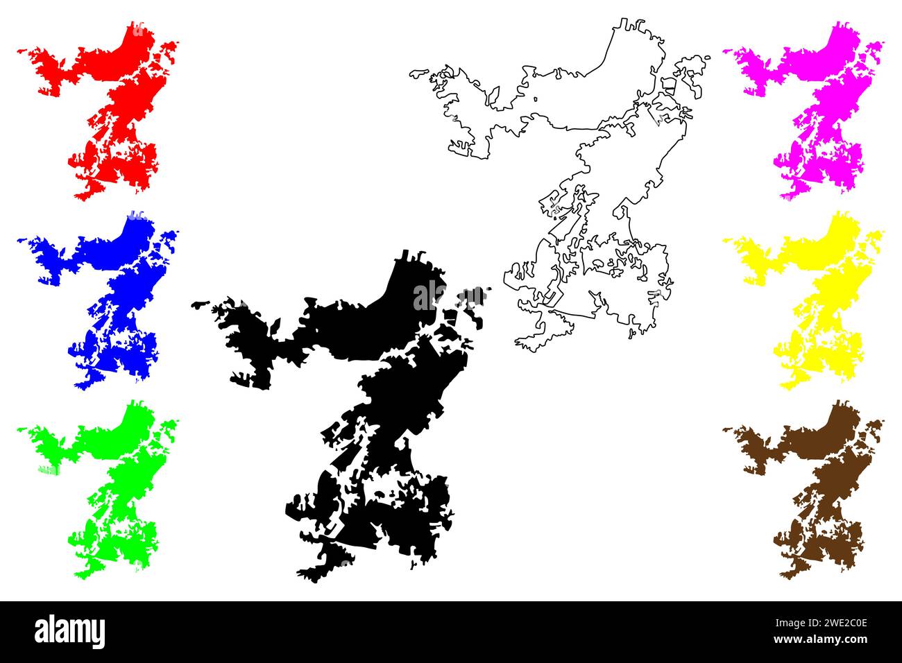 Città di Abuja (Repubblica Federale della Nigeria, territorio della