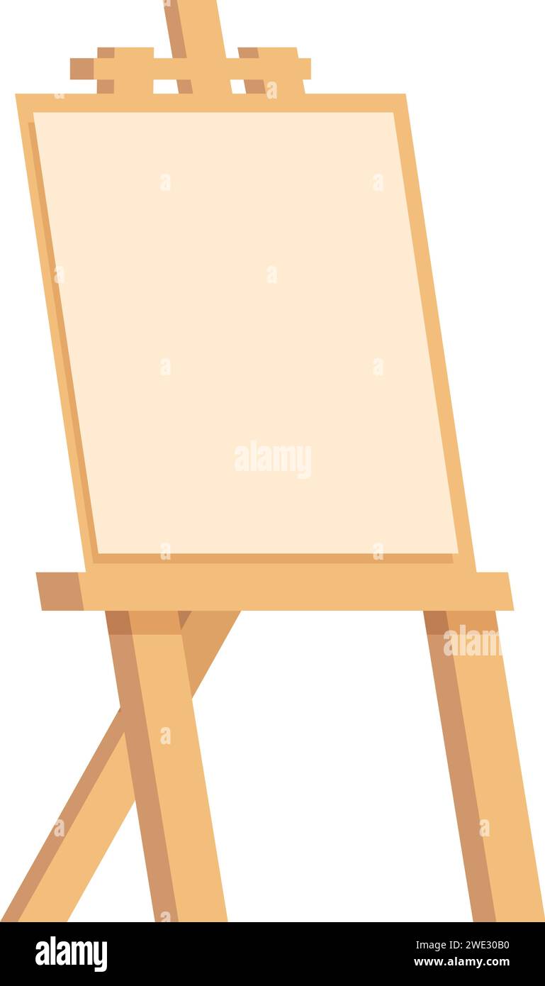 Icona Paint desk cartoon vettoriale. Artigianato in ceramica per bambini. Lavoro in area Illustrazione Vettoriale