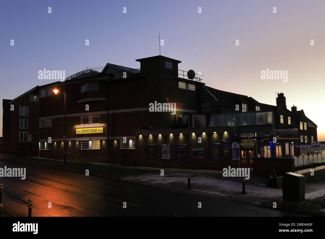 Il Princess Theatre di Hunstanton, North Norfolk, Inghilterra, Regno Unito Foto Stock