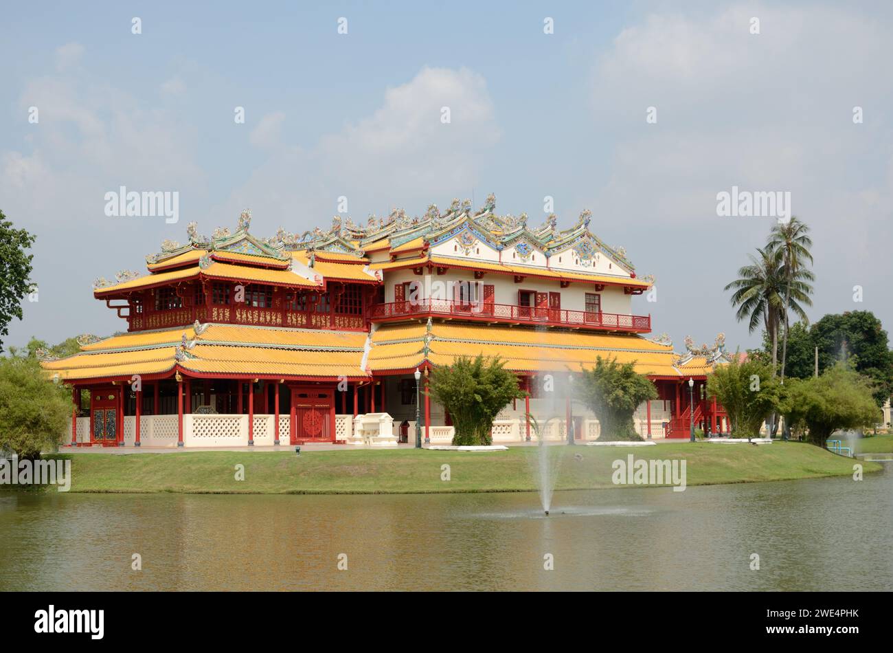 Palazzo reale Bang Pa-in, Ban Len, distretto di Bang Pa-in, Phra Nakhon si Ayutthaya 13160, Thailandia Foto Stock