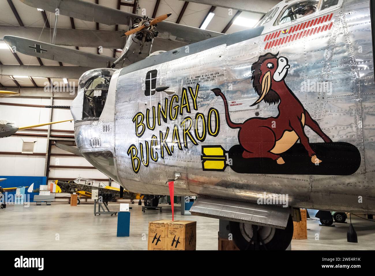 Pima Air & Space Museum - il più grande non-governo finanziato aviazione e spazio dei musei in tutto il mondo! , Tucson, Arizona, Stati Uniti d'America Foto Stock