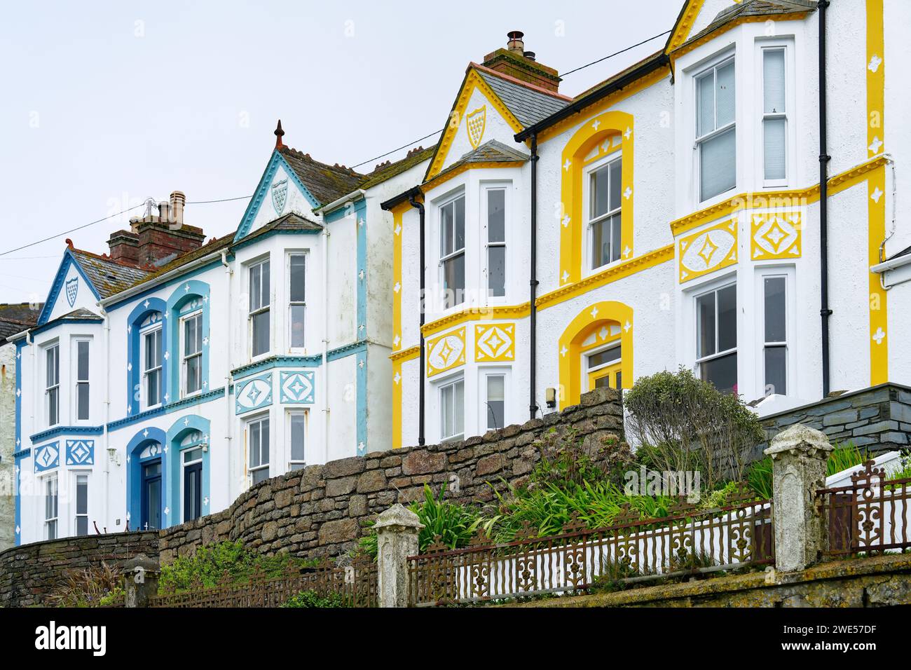 Inghilterra, Cornovaglia, Costa Sud, Penisola di Lizard, Porthleven Foto Stock