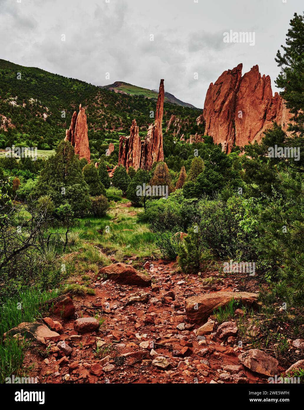 Garden of the Gods Park, Colorado Springs, Colorado Foto Stock