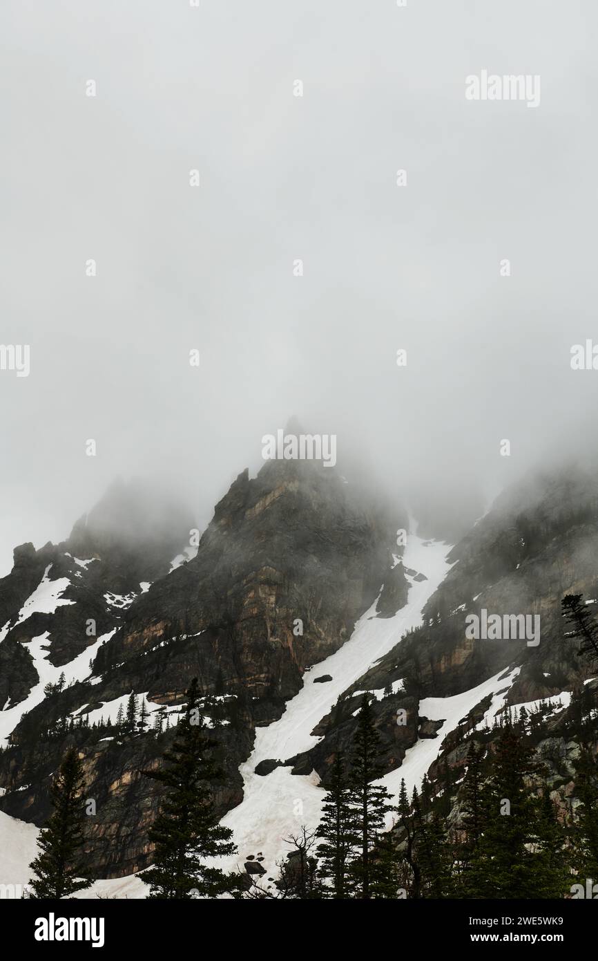 Paesaggio del Rocky Mountain National Park, Colorado Foto Stock