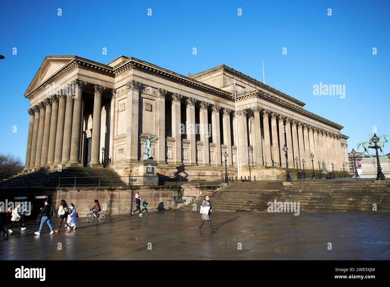 st georges hall liverpool, merseyside, inghilterra, regno unito Foto Stock