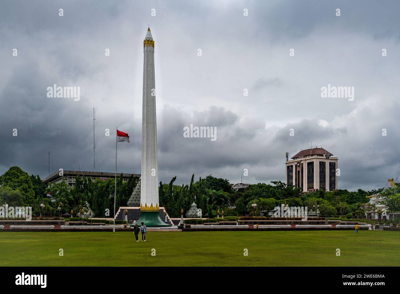 Surabaya, Indonesia - 2 marzo 2023. Foto di un monumento progettato per celebrare l'indipendenza indonesiana Foto Stock
